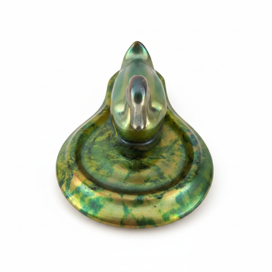 Zsolnay Eosin Duck Tray, Hungary, Early 20th Century